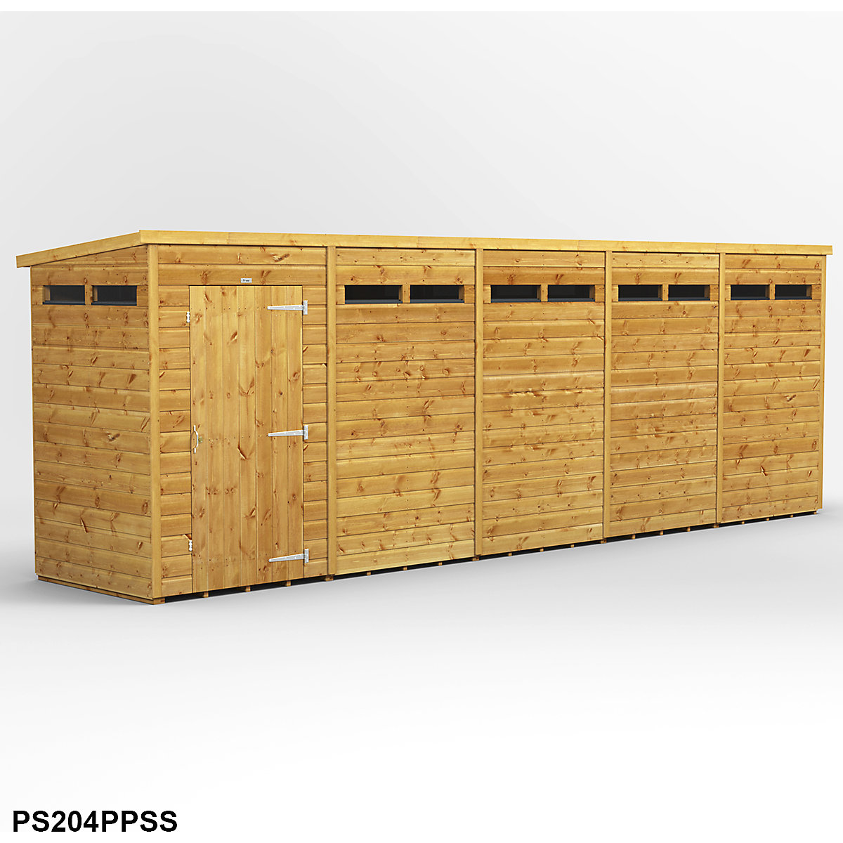 Power 4ft Wide Pent Security Shed (Product illustration 10)-9