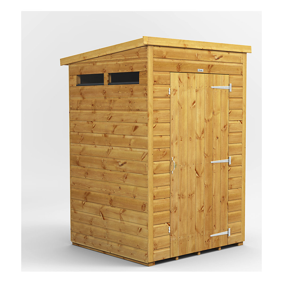 Power 4ft Wide Pent Security Shed