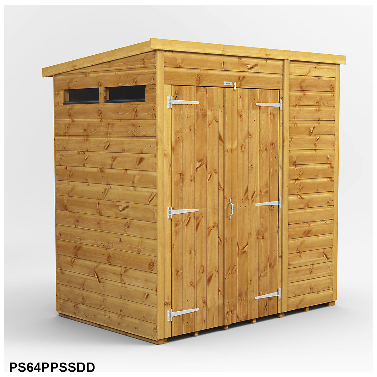 Power 4ft Wide Pent Security Shed (Product illustration 12)-11