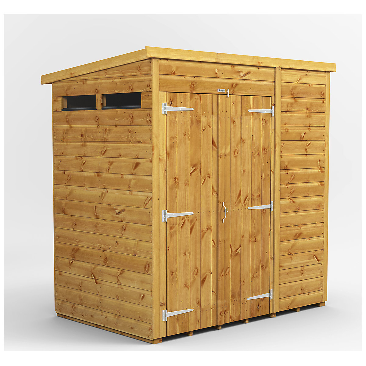 Power 4ft Wide Pent Security Shed
