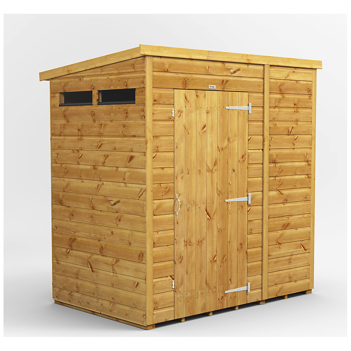 Power 4ft Wide Pent Security Shed