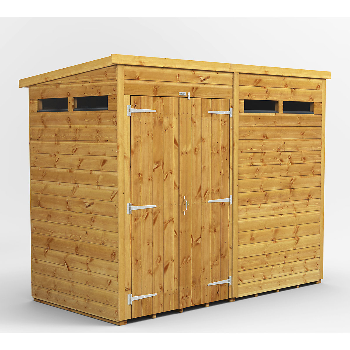 Power 4ft Wide Pent Security Shed