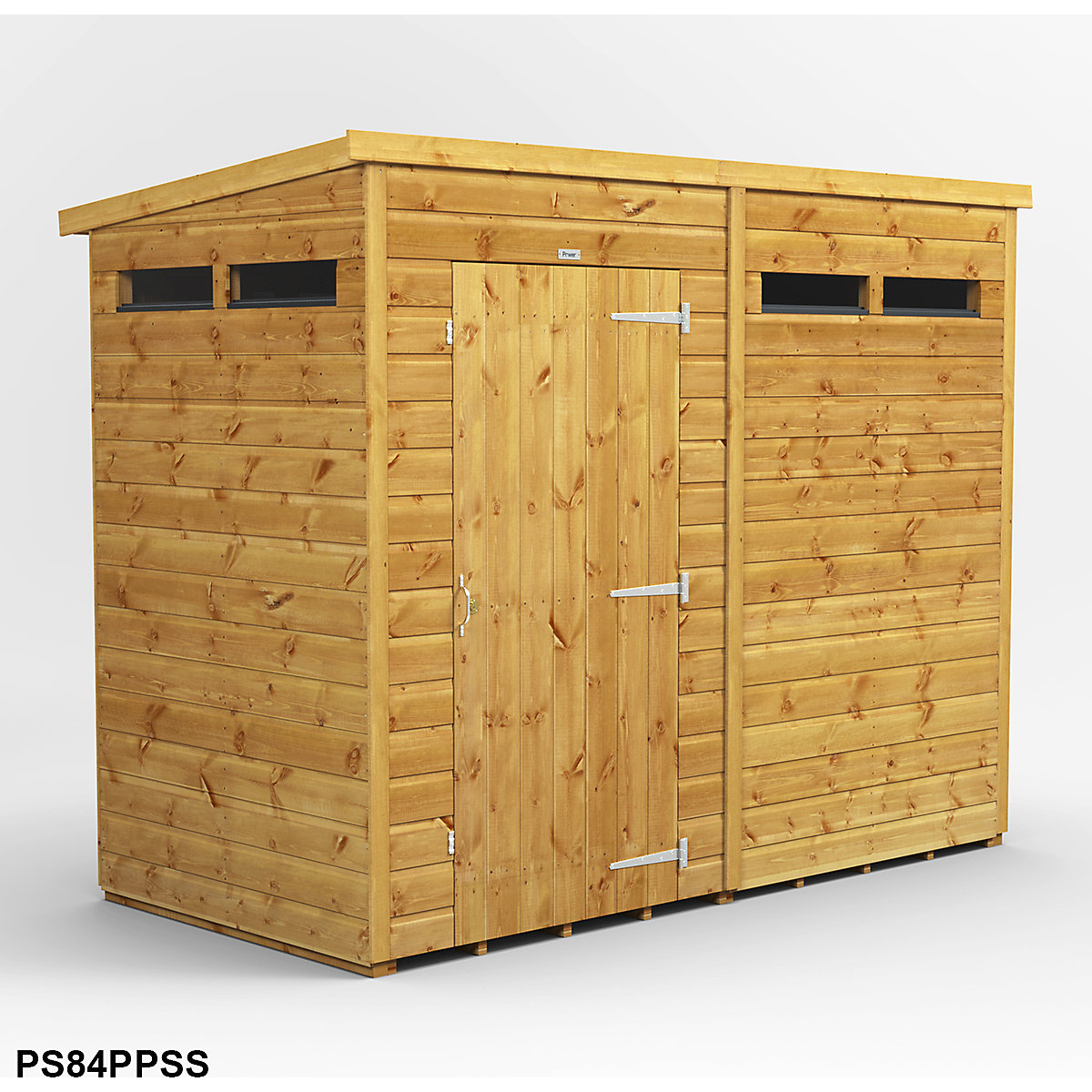 Power 4ft Wide Pent Security Shed (Product illustration 4)-3