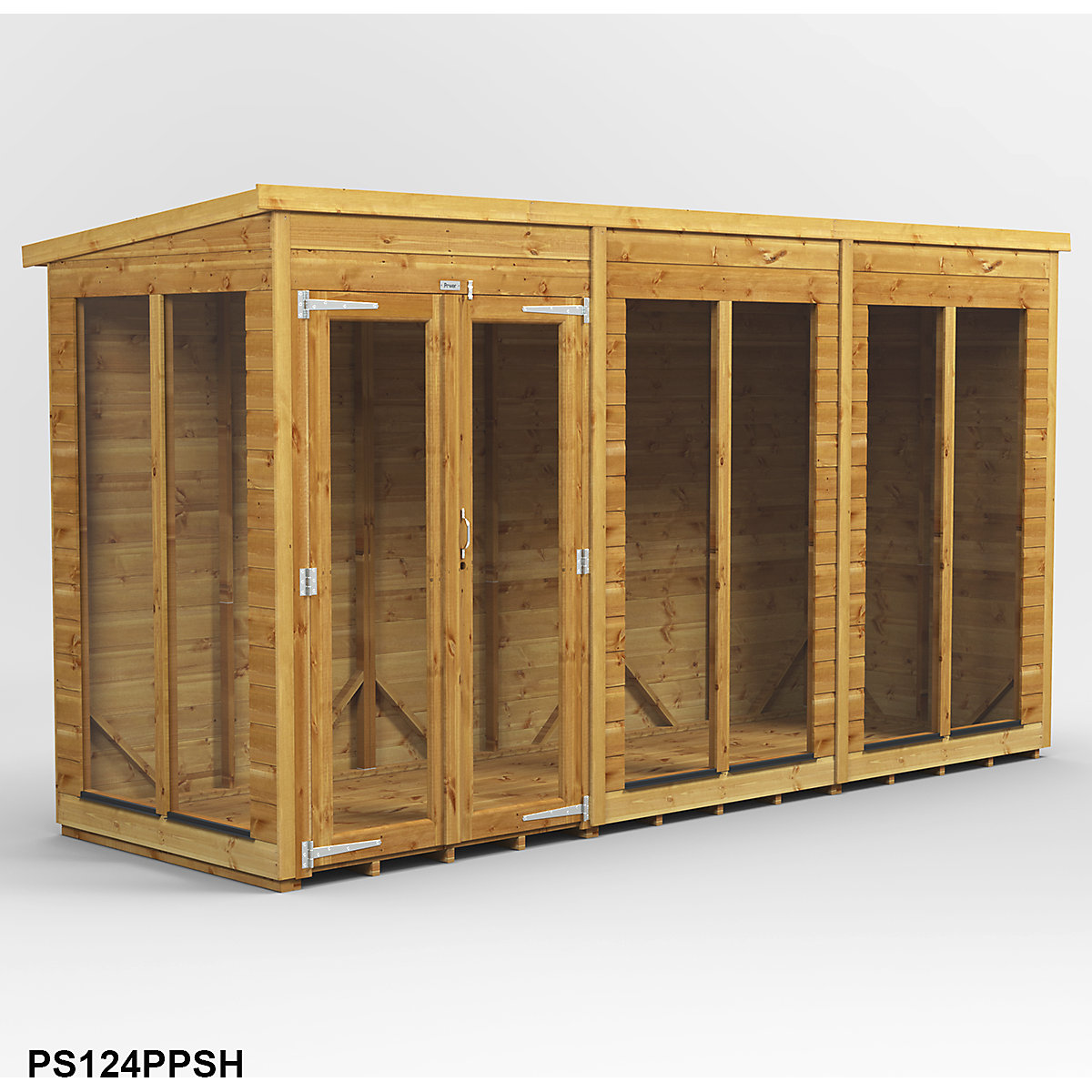 Power 4ft Wide Pent Summer House (Product illustration 6)-5