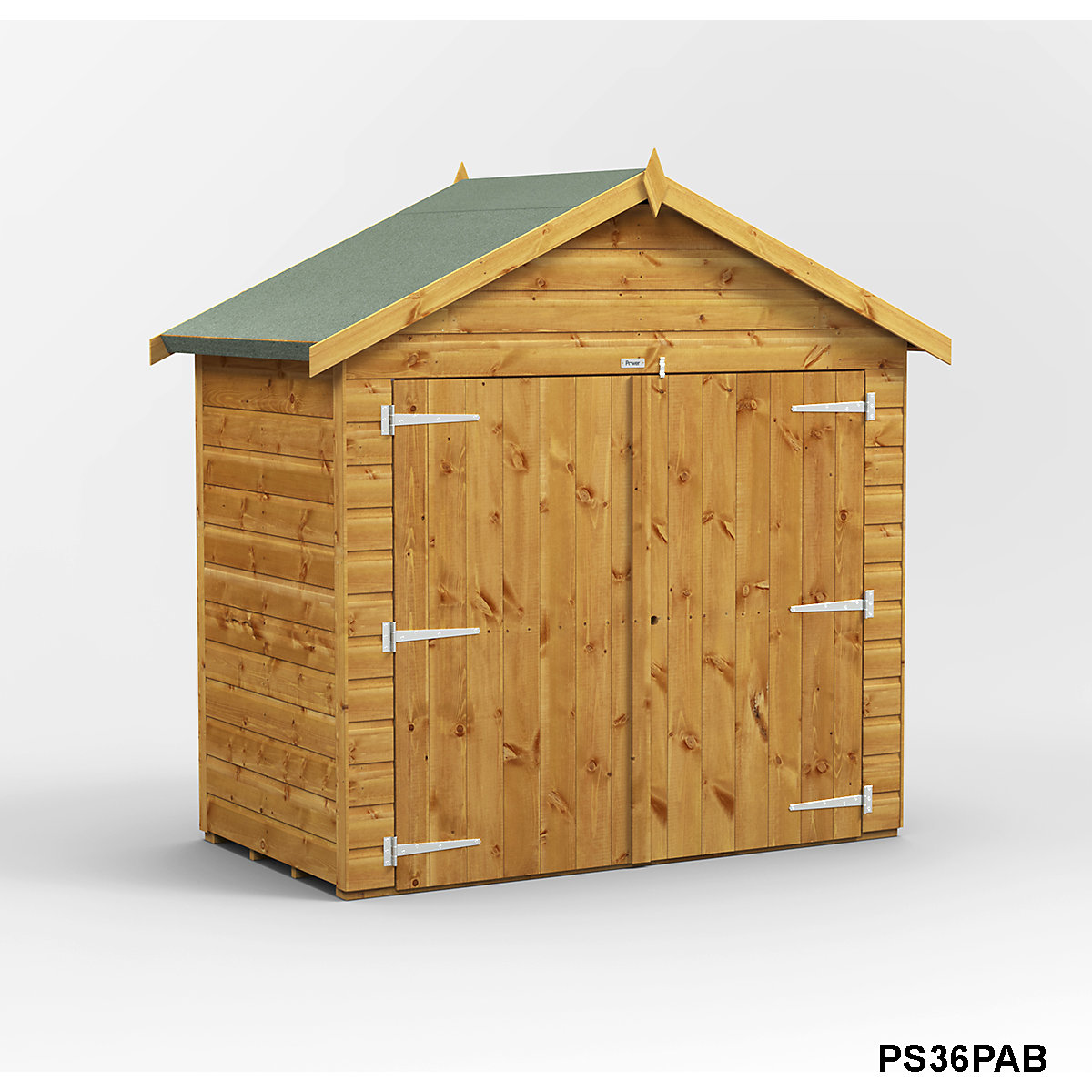 Power 6ft Wide Apex Bike Shed (Product illustration 4)-3