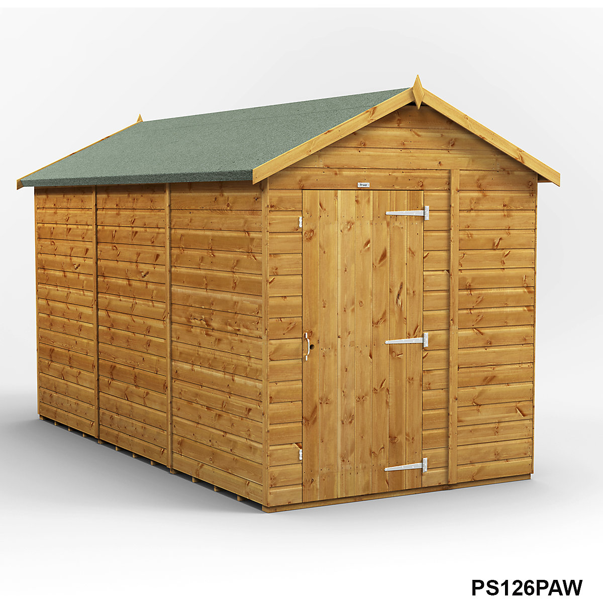 Power 6ft Wide Apex Garden Storage Sheds | Optional Windows (Product illustration 7)-6
