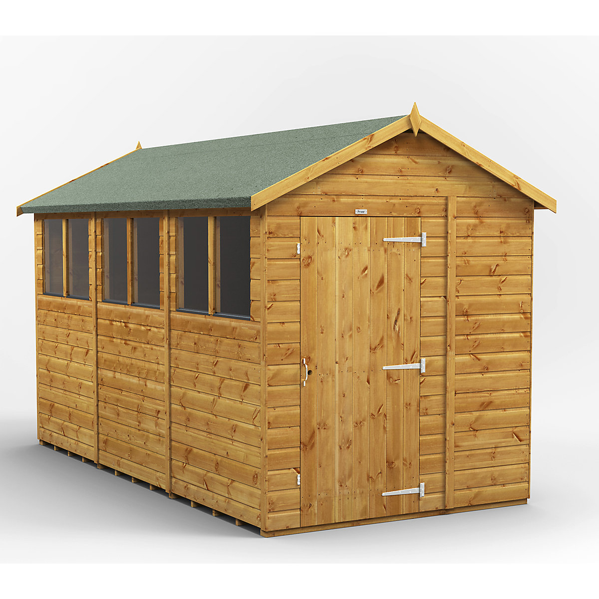 Power 6ft Wide Apex Garden Storage Sheds | Optional Windows