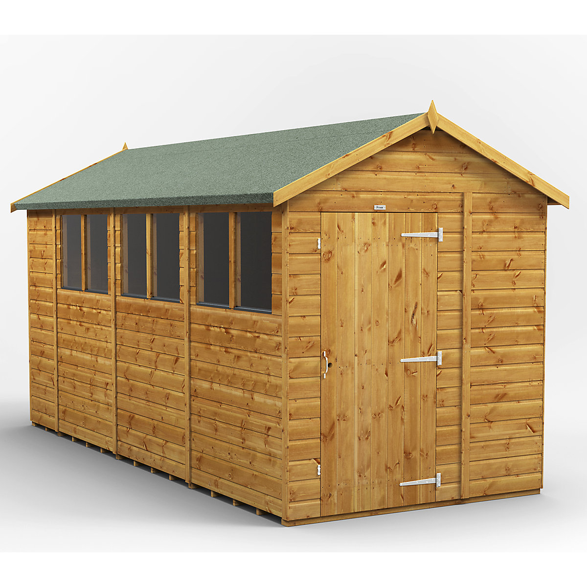 Power 6ft Wide Apex Garden Storage Sheds | Optional Windows