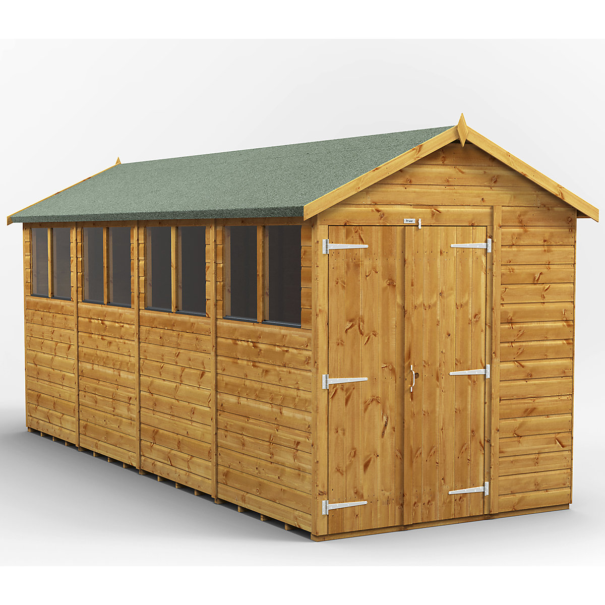 Power 6ft Wide Apex Garden Storage Sheds | Optional Windows