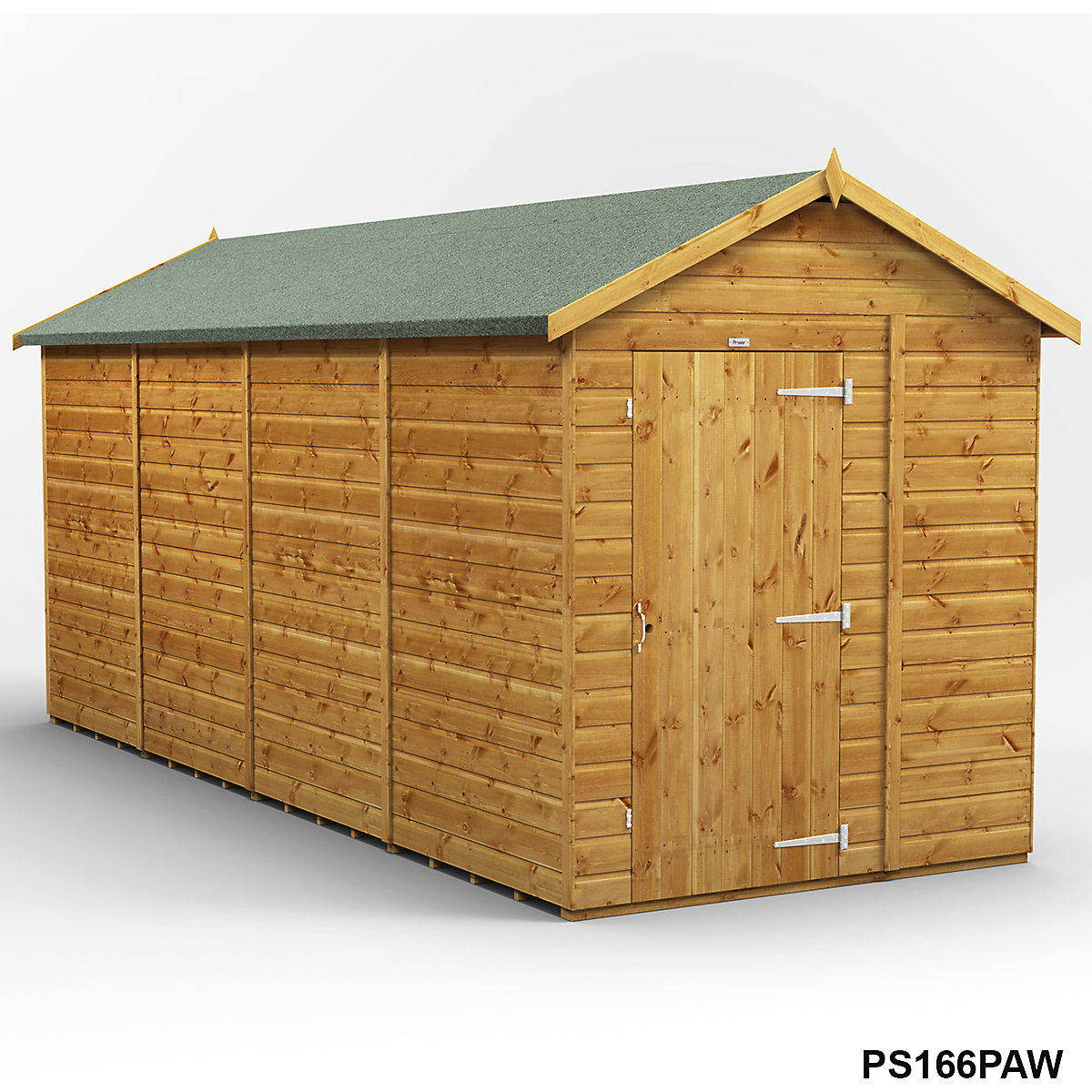 Power 6ft Wide Apex Garden Storage Sheds | Optional Windows (Product illustration 9)-8
