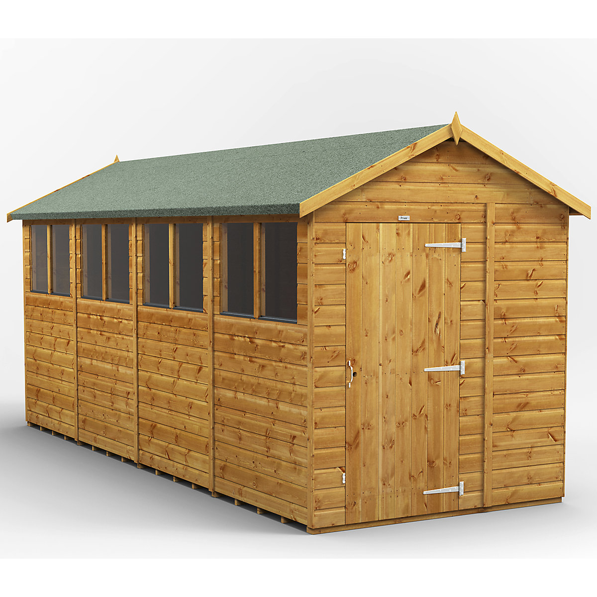 Power 6ft Wide Apex Garden Storage Sheds | Optional Windows