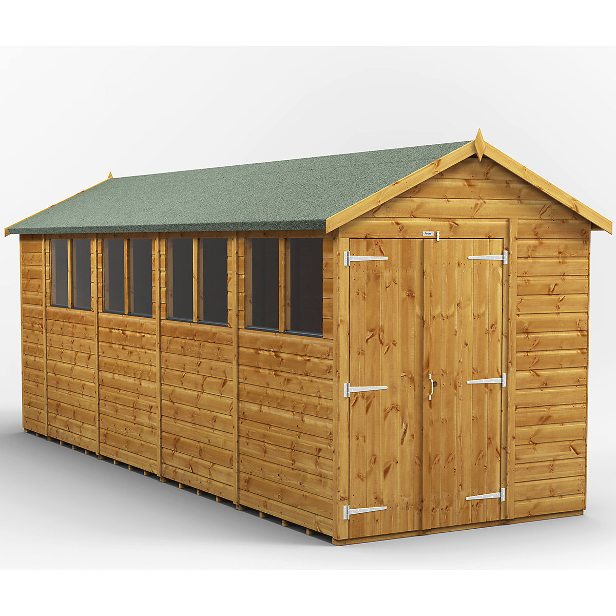 Power 6ft Wide Apex Garden Storage Sheds | Optional Windows
