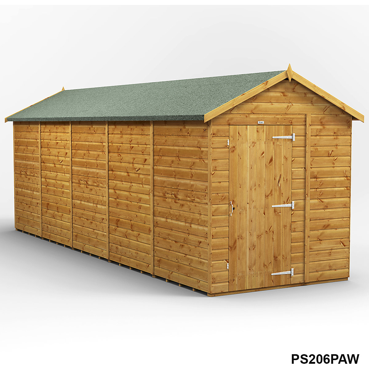 Power 6ft Wide Apex Garden Storage Sheds | Optional Windows (Product illustration 11)-10