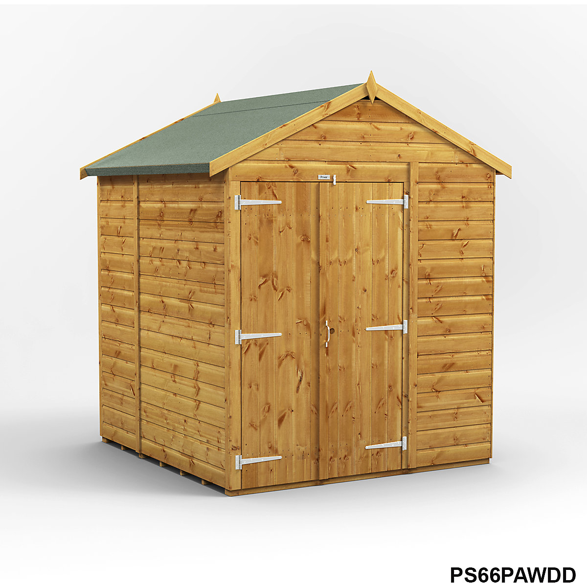 Power 6ft Wide Apex Garden Storage Sheds | Optional Windows (Product illustration 13)-12