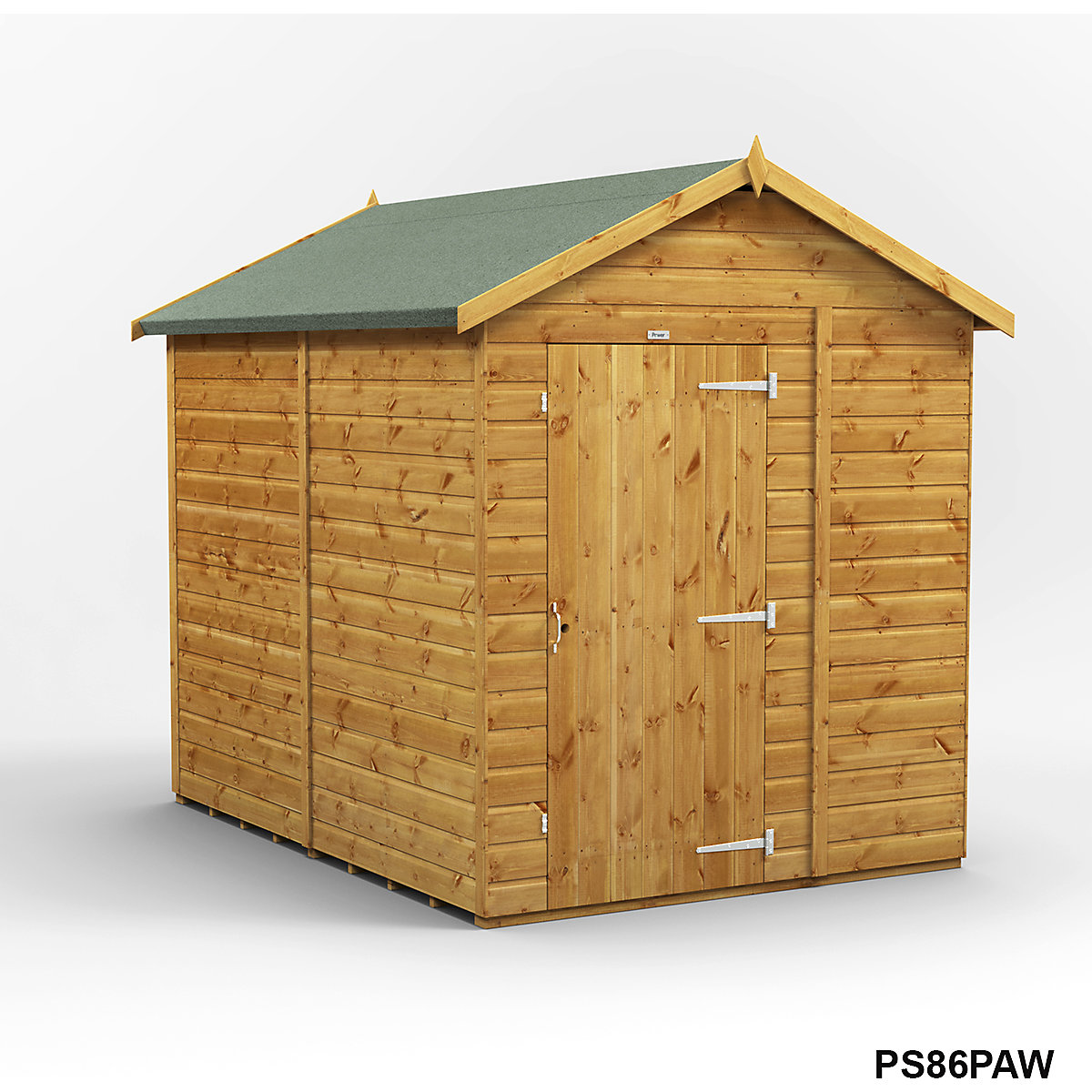 Power 6ft Wide Apex Garden Storage Sheds | Optional Windows (Product illustration 5)-4
