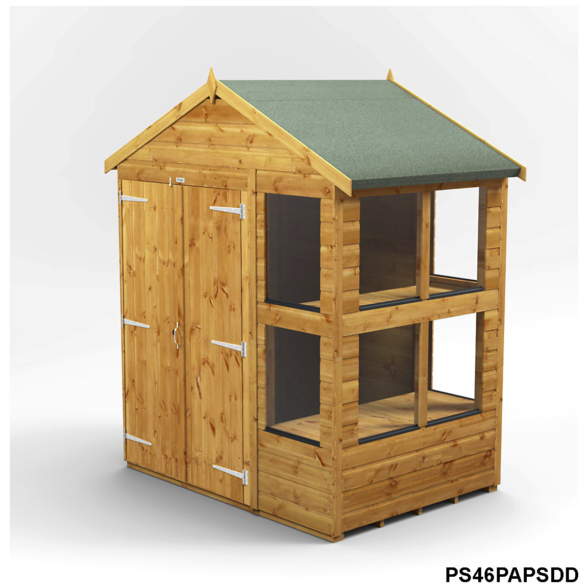 Power 6ft Wide Apex Potting Shed (Product illustration 4)-3
