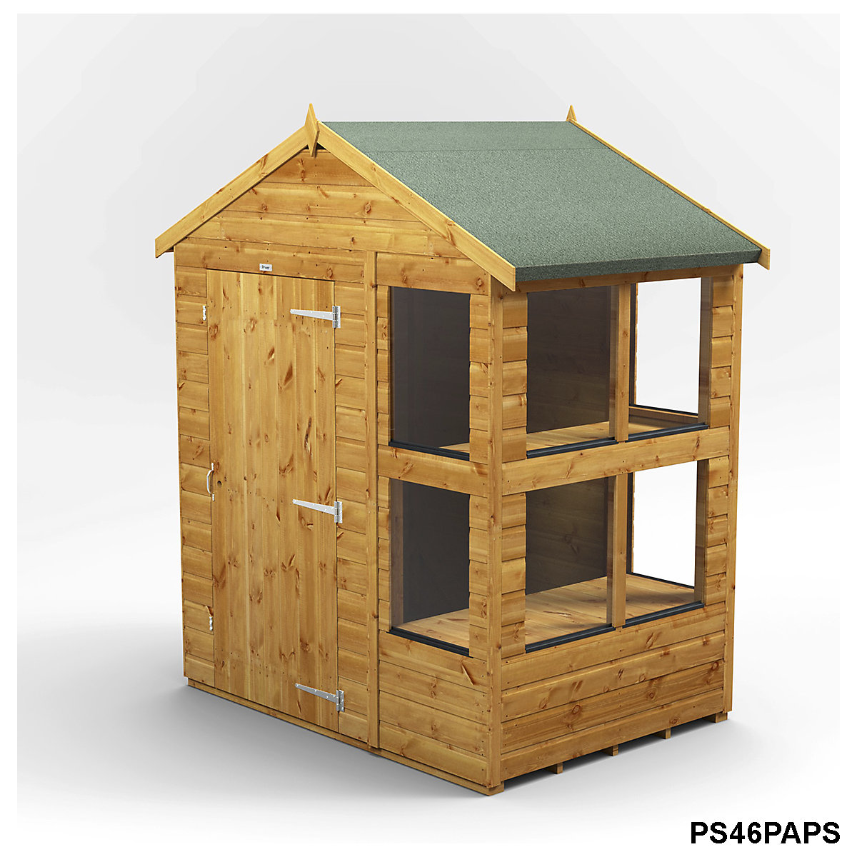 Power 6ft Wide Apex Potting Shed (Product illustration 3)-2