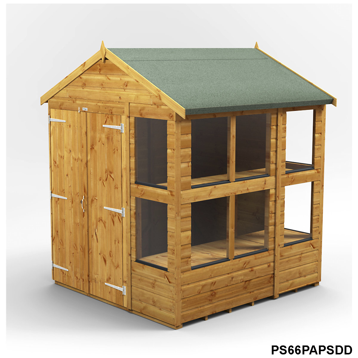 Power 6ft Wide Apex Potting Shed (Product illustration 6)-5