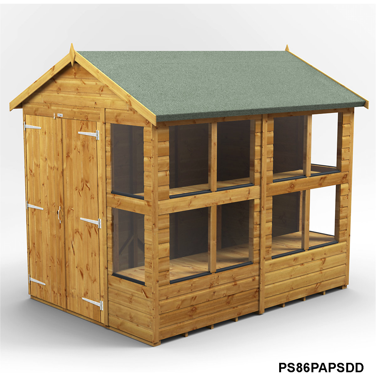 Power 6ft Wide Apex Potting Shed (Product illustration 8)-7