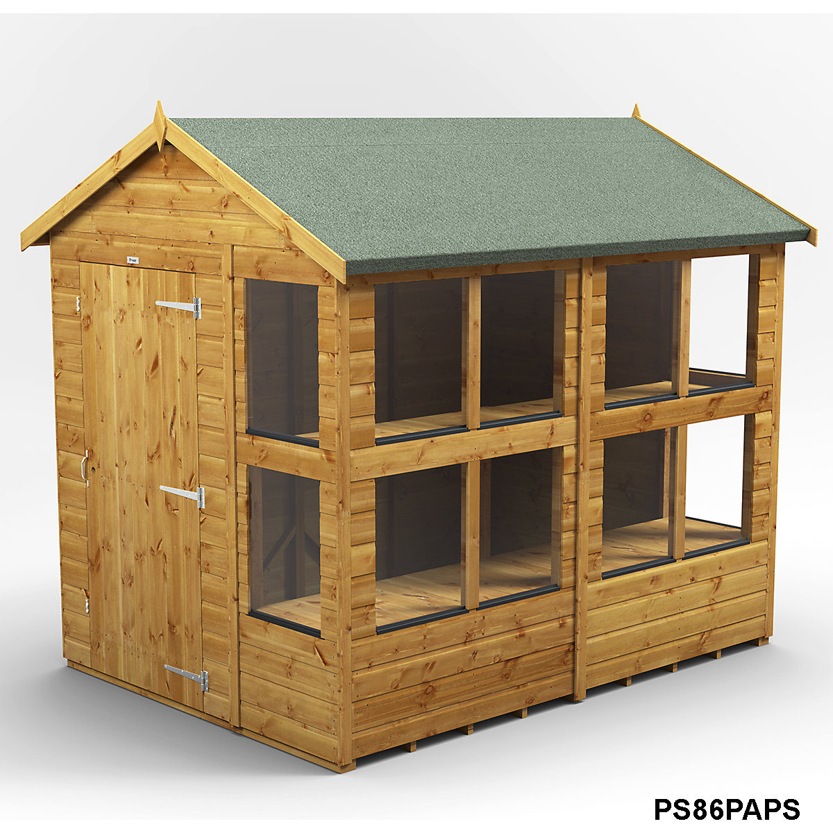Power 6ft Wide Apex Potting Shed (Product illustration 7)-6