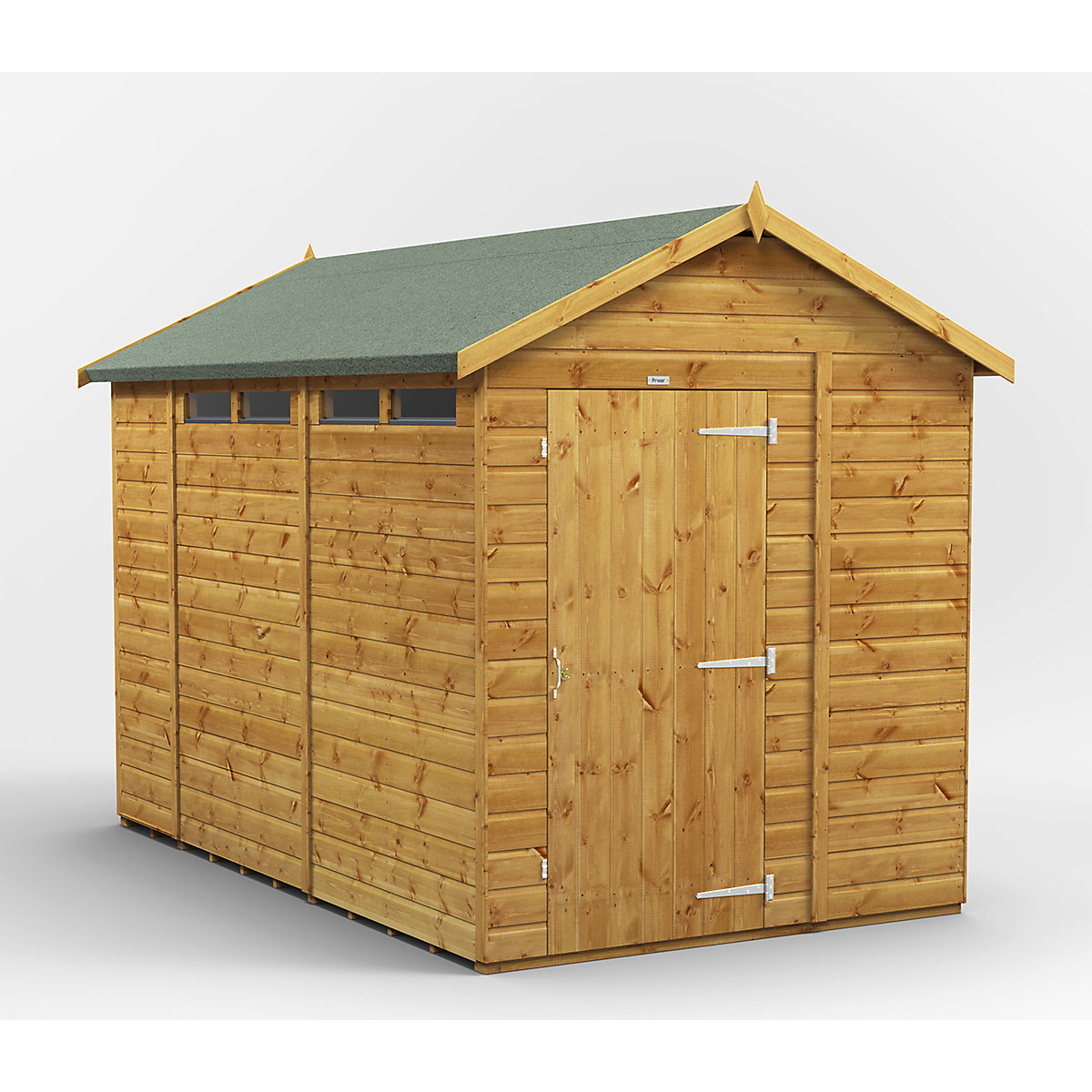 Power 6ft Wide Apex Security Shed