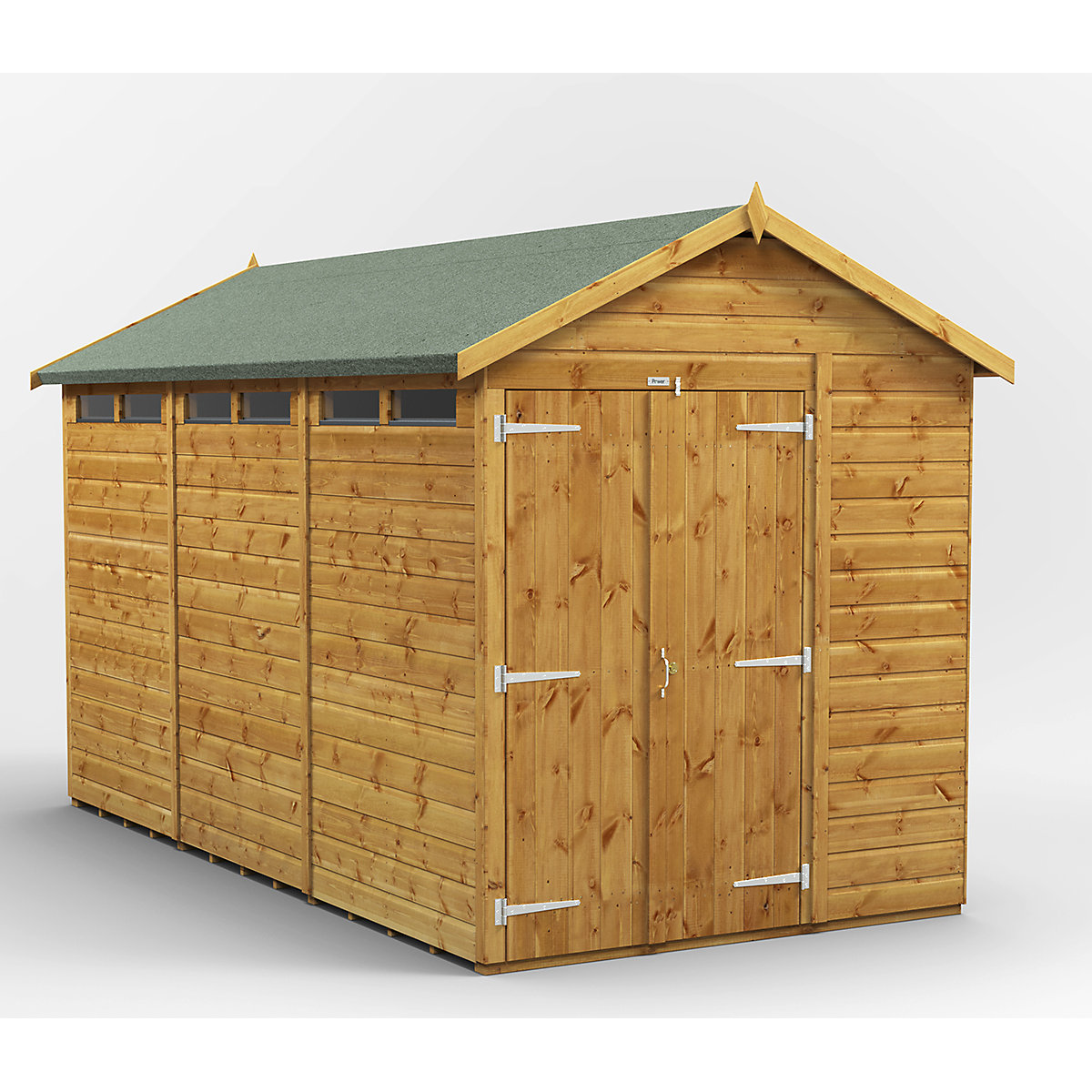 Power 6ft Wide Apex Security Shed