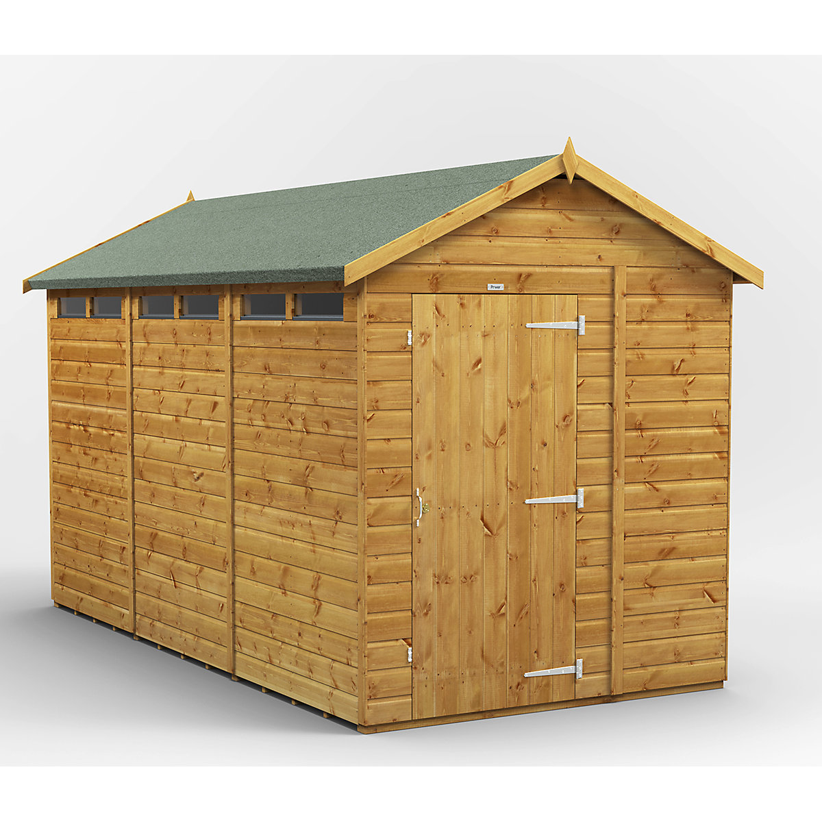 Power 6ft Wide Apex Security Shed