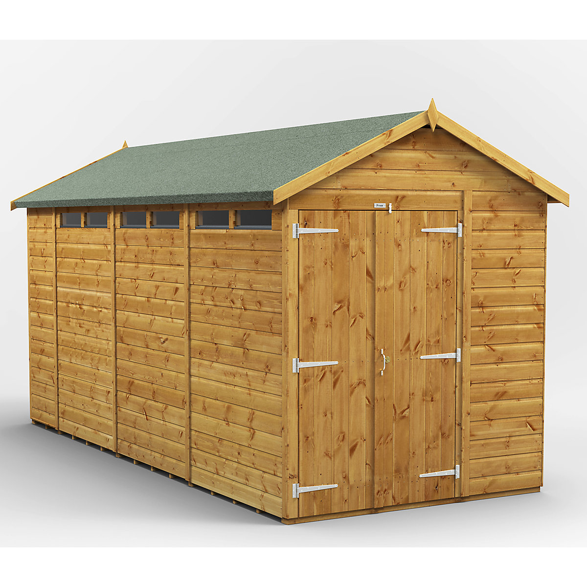 Power 6ft Wide Apex Security Shed