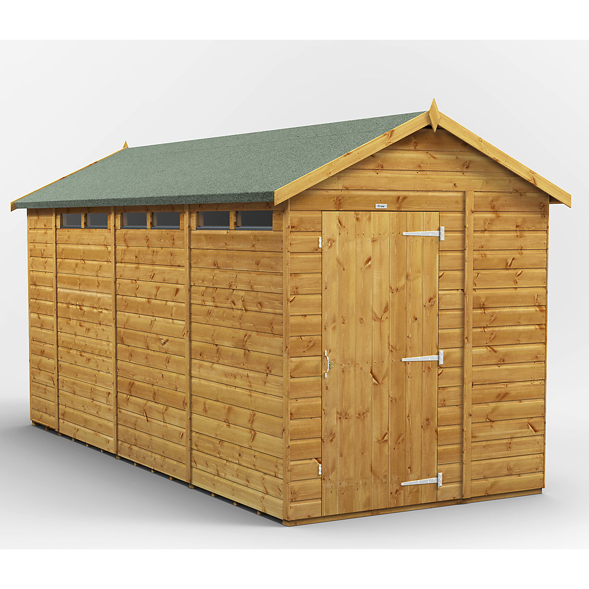 Power 6ft Wide Apex Security Shed