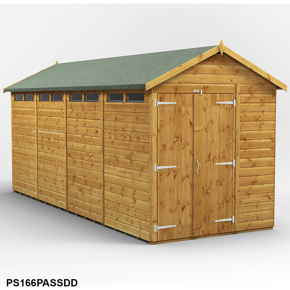 Power 6ft Wide Apex Security Shed (Product illustration 18)-17