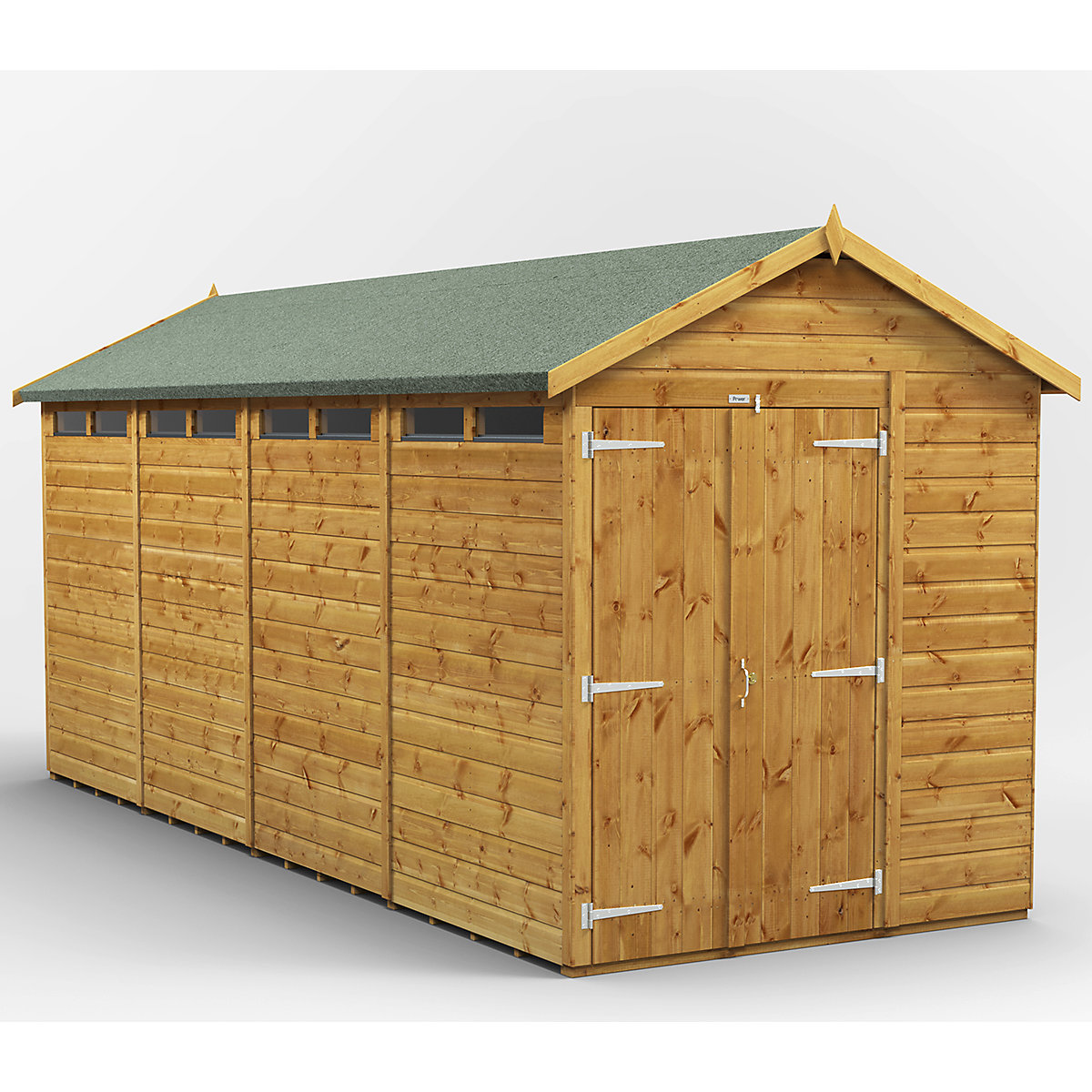 Power 6ft Wide Apex Security Shed