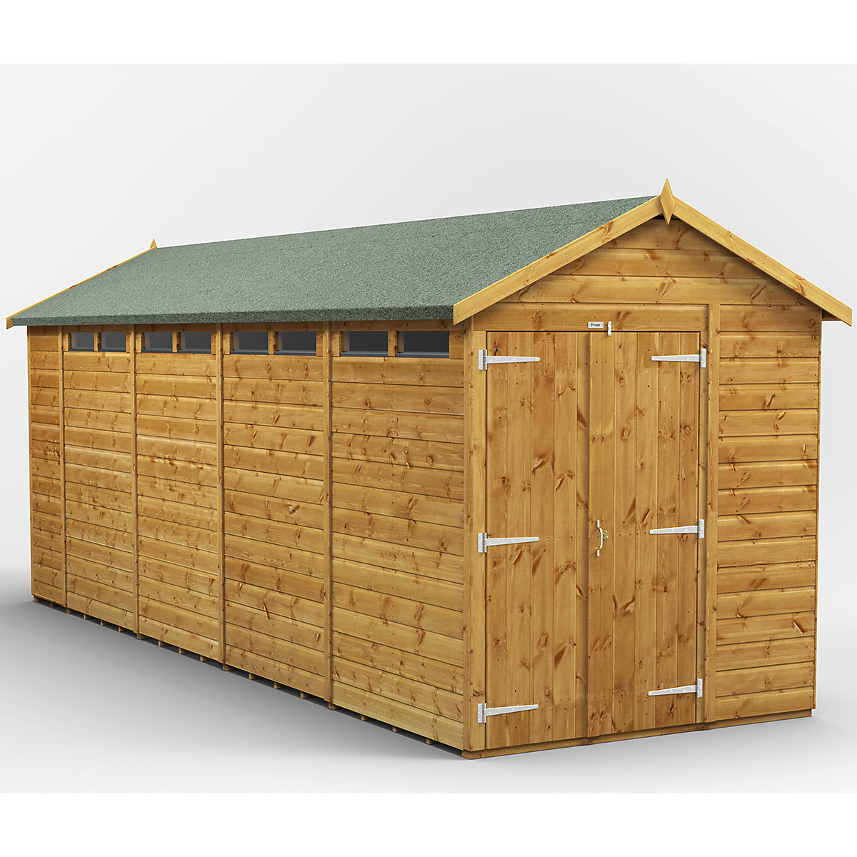 Power 6ft Wide Apex Security Shed