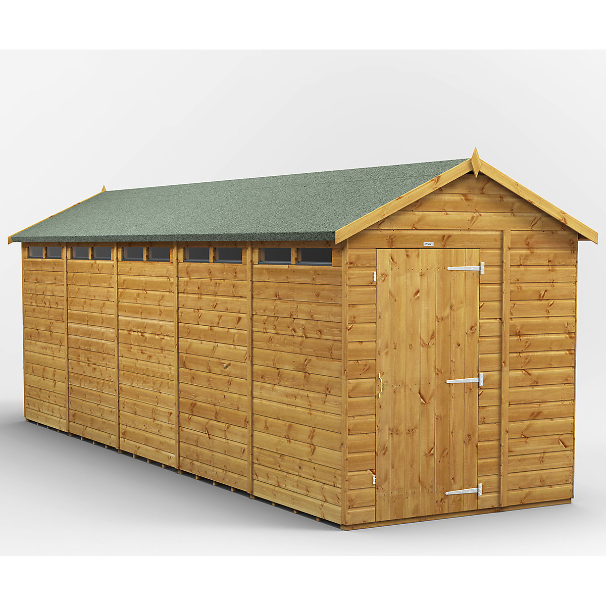 Power 6ft Wide Apex Security Shed