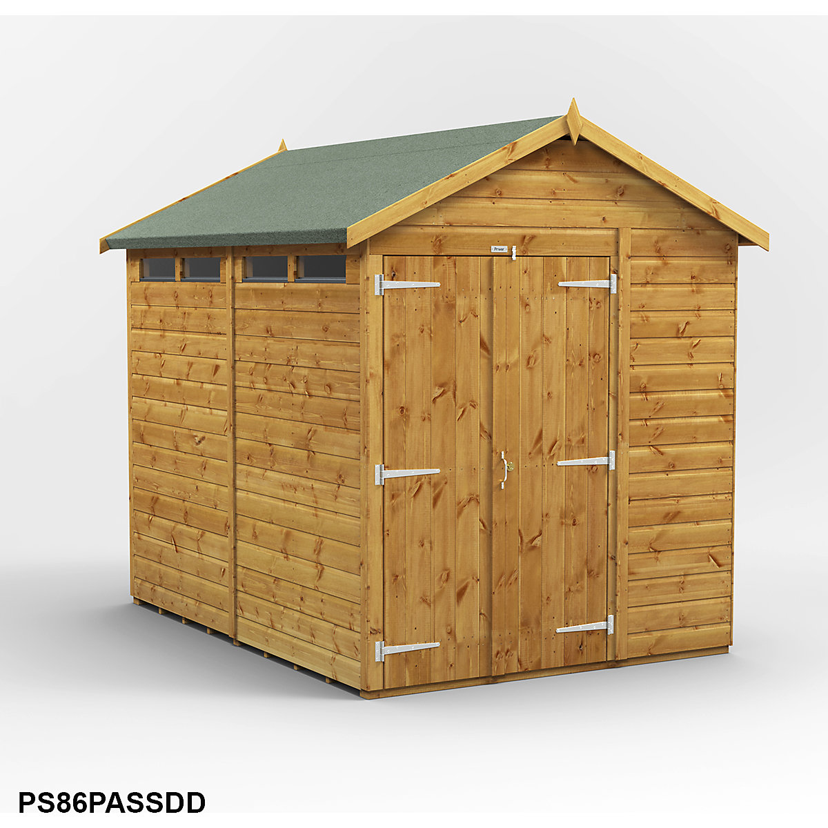 Power 6ft Wide Apex Security Shed (Product illustration 14)-13