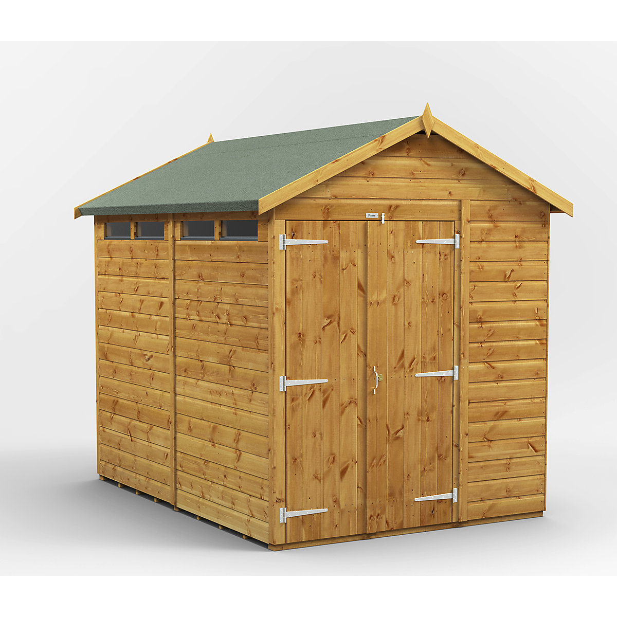 Power 6ft Wide Apex Security Shed