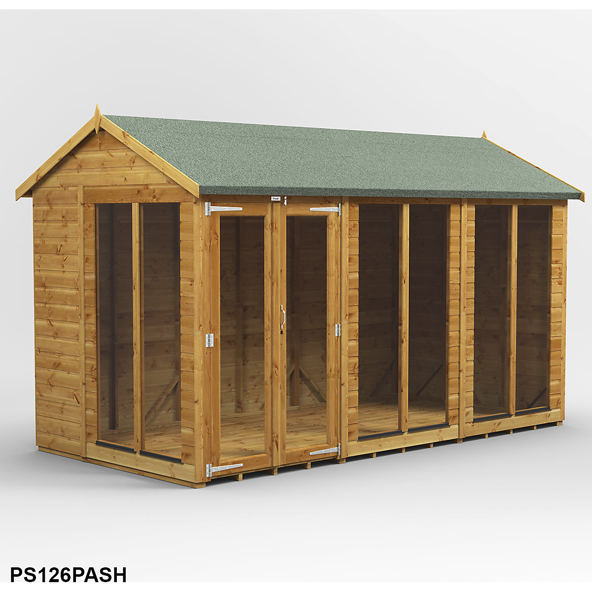 Power 6ft Wide Apex Summer House (Product illustration 7)-6