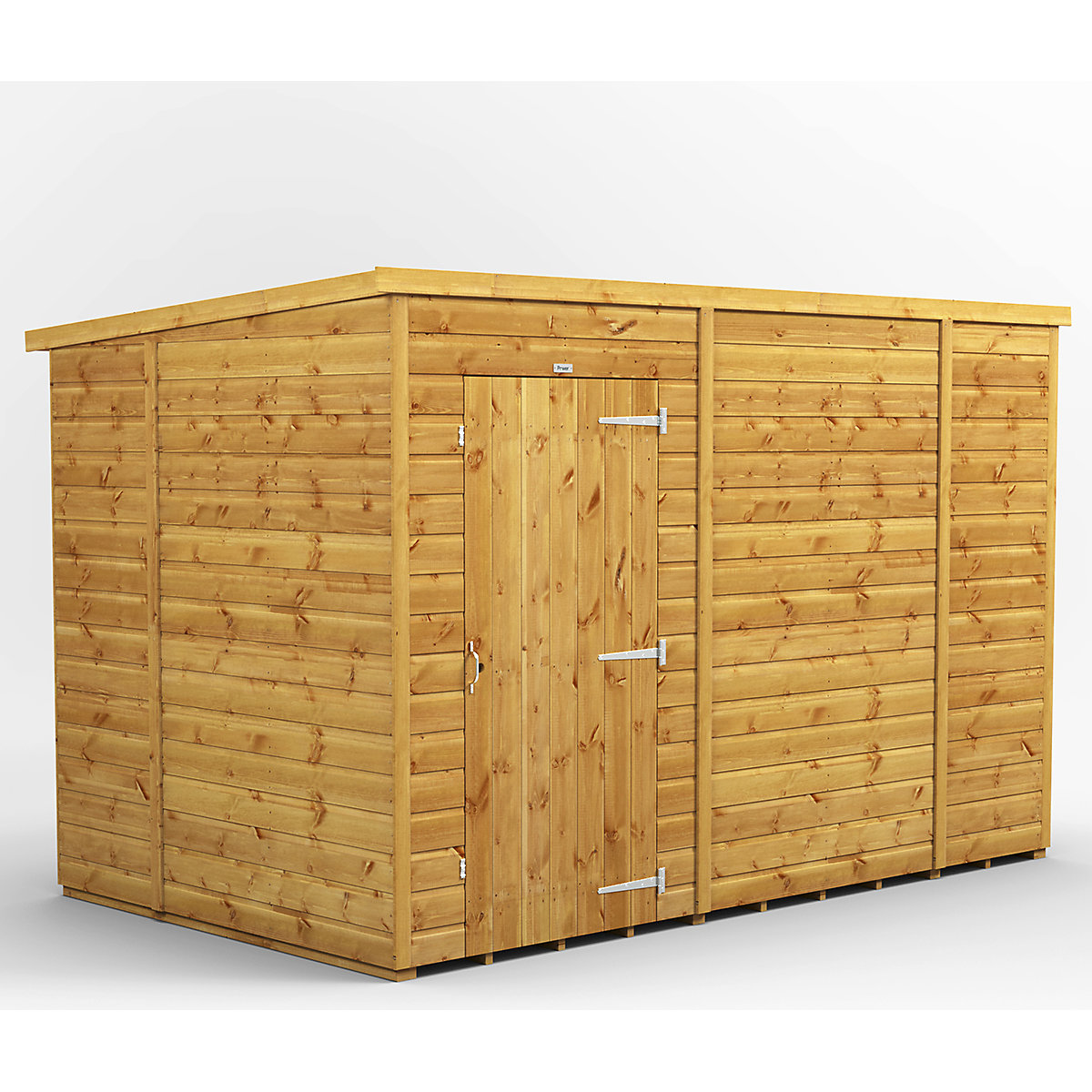 Power 6ft Wide Pent Garden Storage Shed | Optional Windows