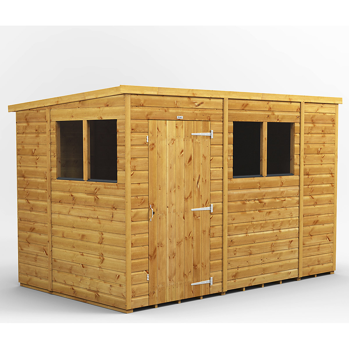 Power 6ft Wide Pent Garden Storage Shed | Optional Windows