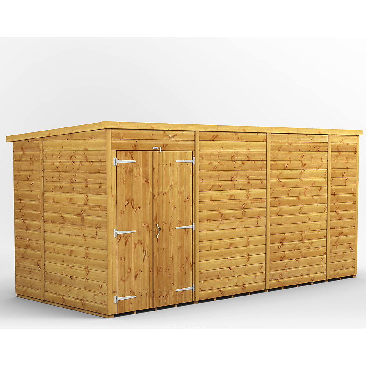 Power 6ft Wide Pent Garden Storage Shed | Optional Windows