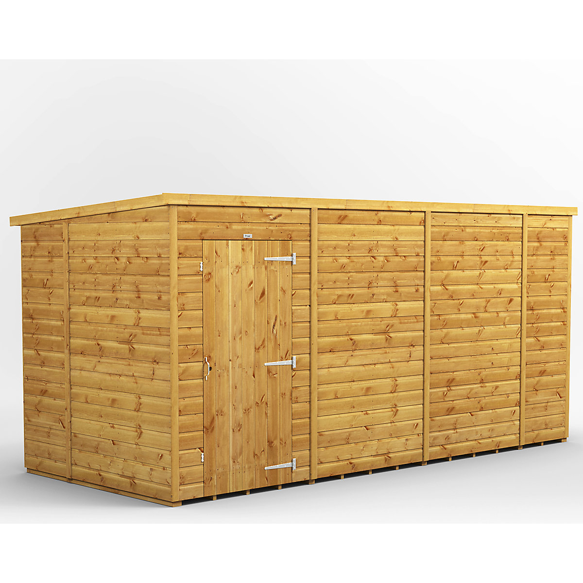 Power 6ft Wide Pent Garden Storage Shed | Optional Windows