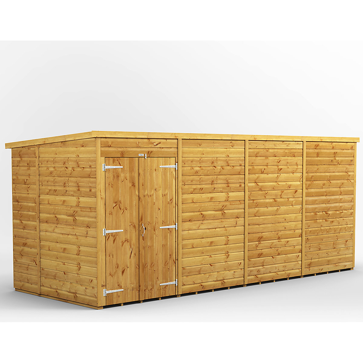 Power 6ft Wide Pent Garden Storage Shed | Optional Windows