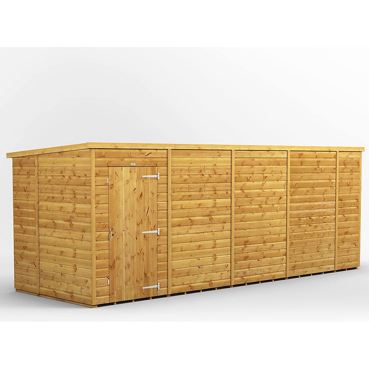 Power 6ft Wide Pent Garden Storage Shed | Optional Windows