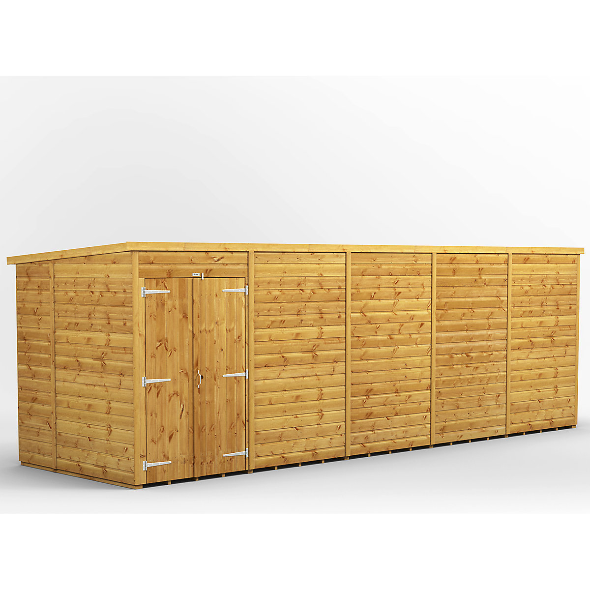 Power 6ft Wide Pent Garden Storage Shed | Optional Windows