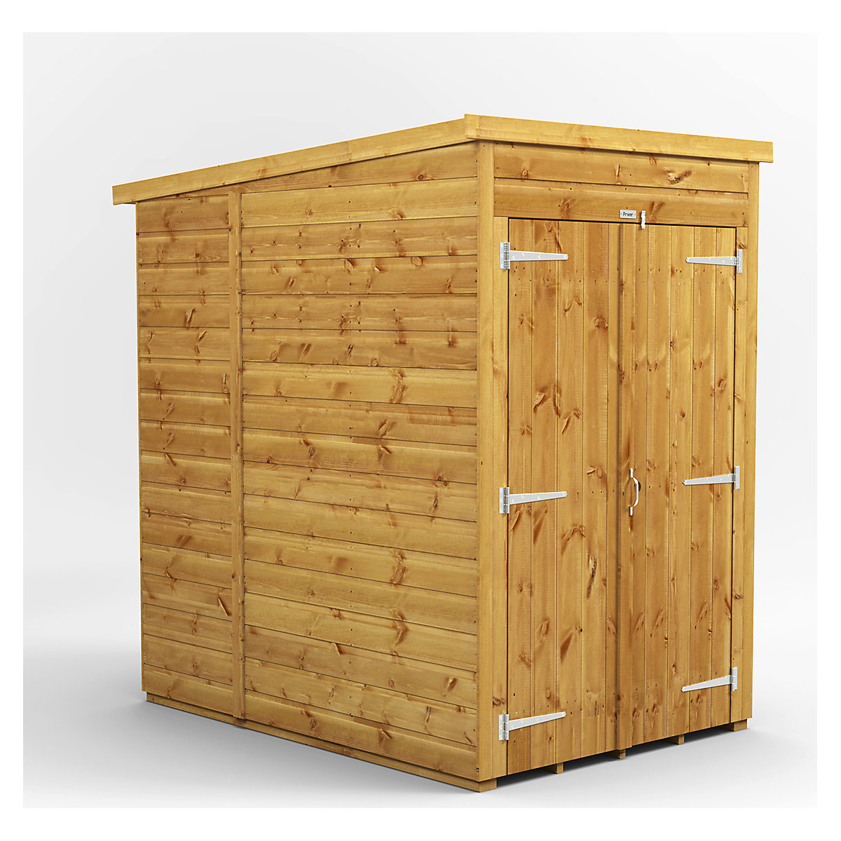 Power 6ft Wide Pent Garden Storage Shed | Optional Windows