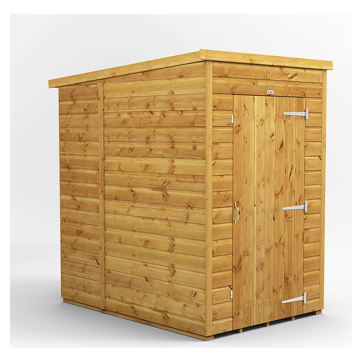 Power 6ft Wide Pent Garden Storage Shed | Optional Windows