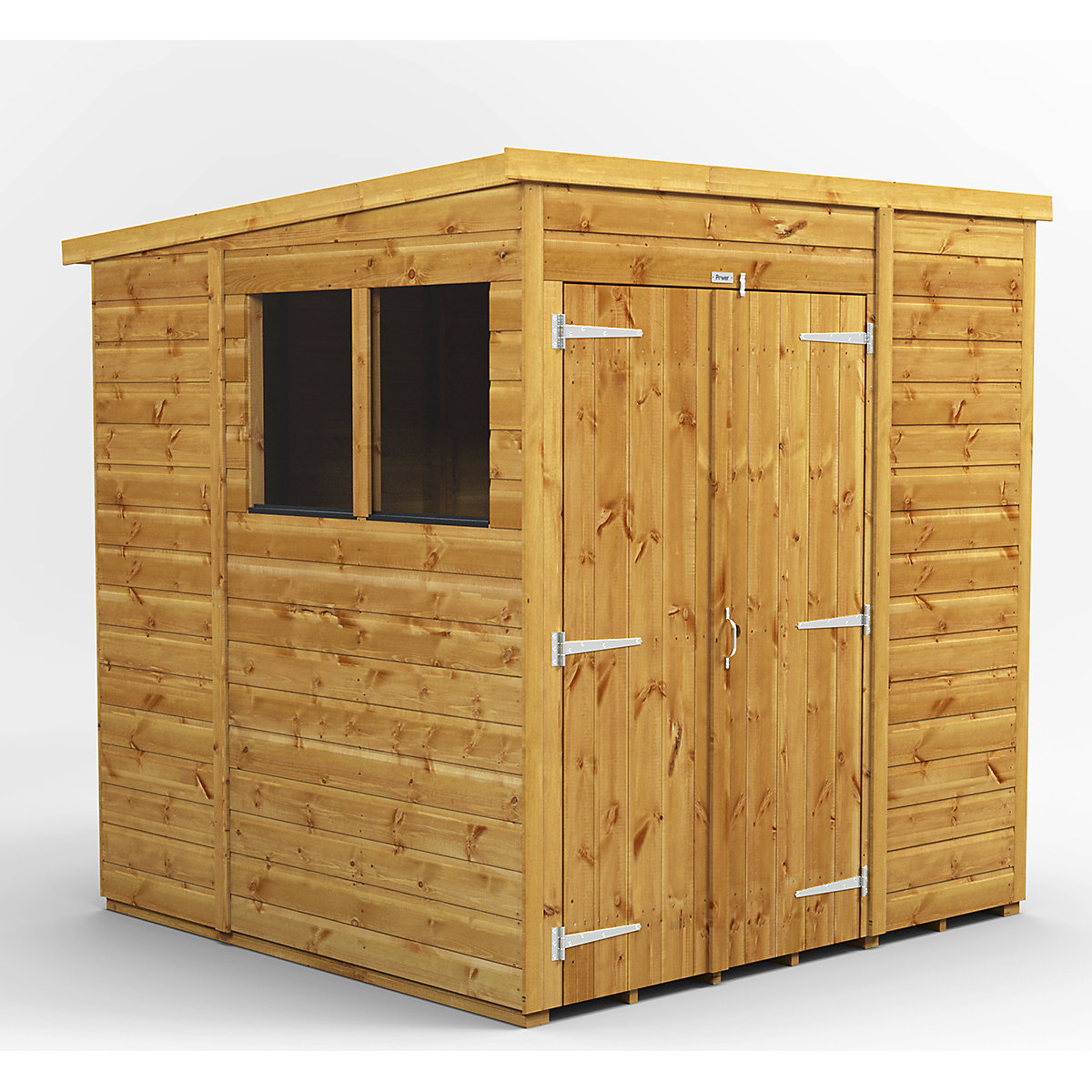 Power 6ft Wide Pent Garden Storage Shed | Optional Windows