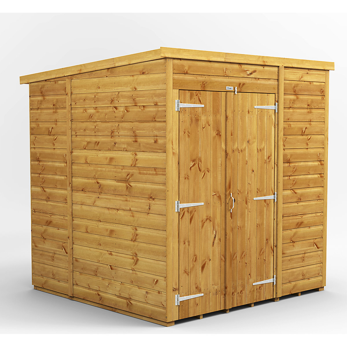 Power 6ft Wide Pent Garden Storage Shed | Optional Windows