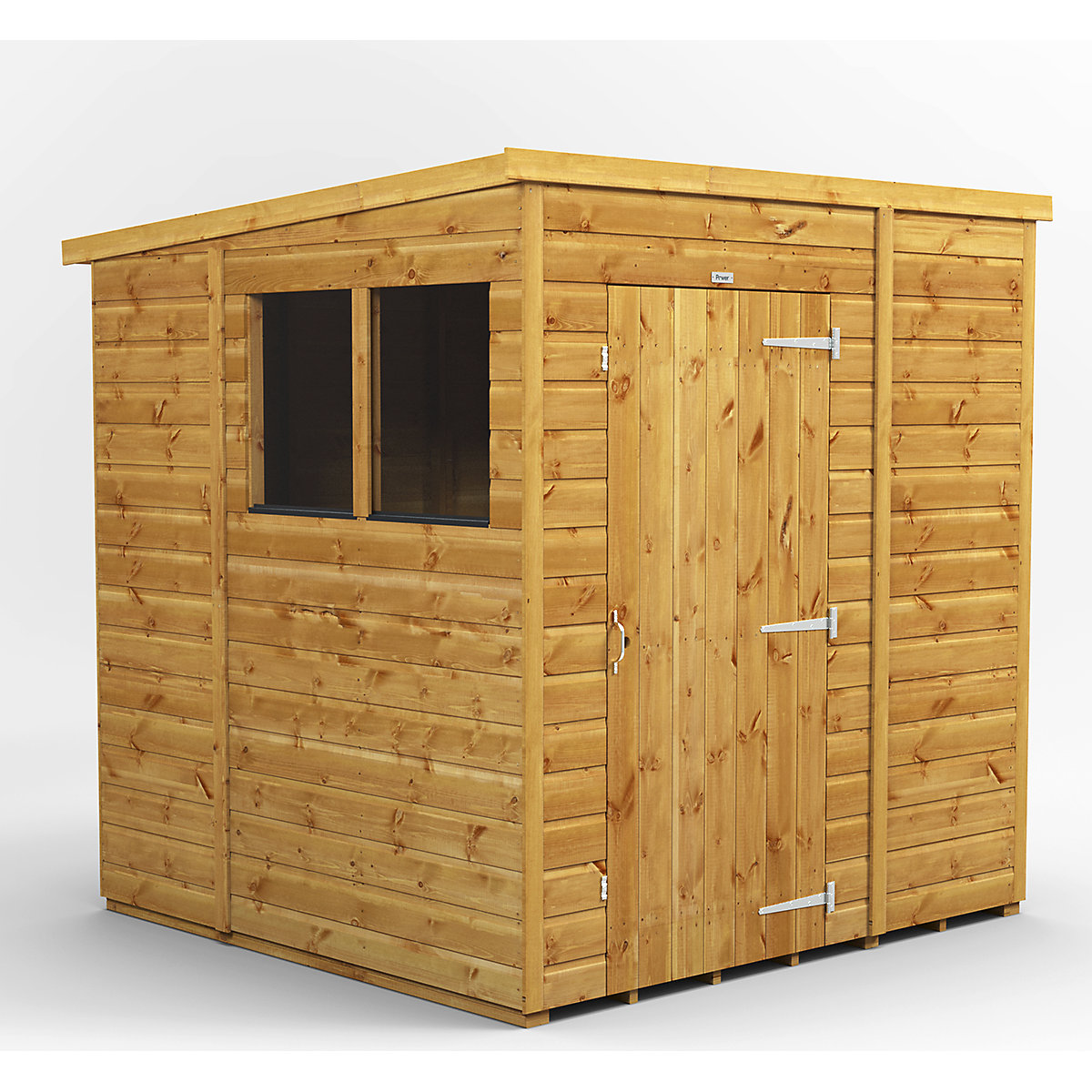 Power 6ft Wide Pent Garden Storage Shed | Optional Windows