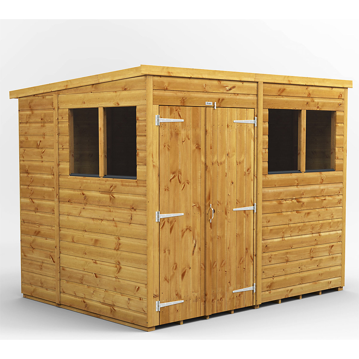 Power 6ft Wide Pent Garden Storage Shed | Optional Windows