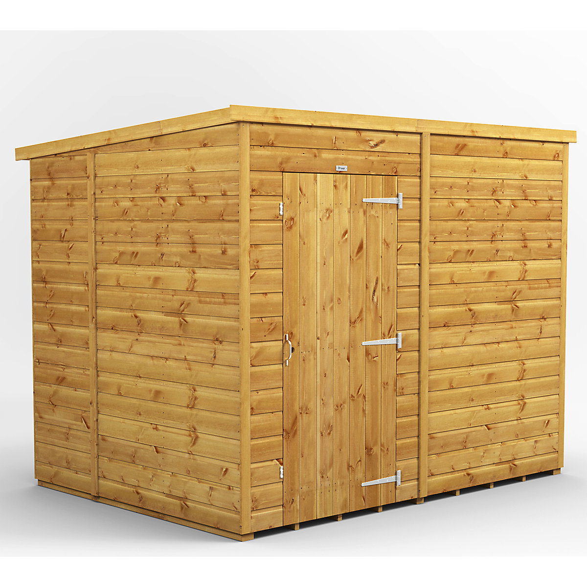 Power 6ft Wide Pent Garden Storage Shed | Optional Windows
